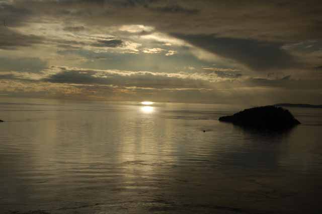 sunset at Deception Pass